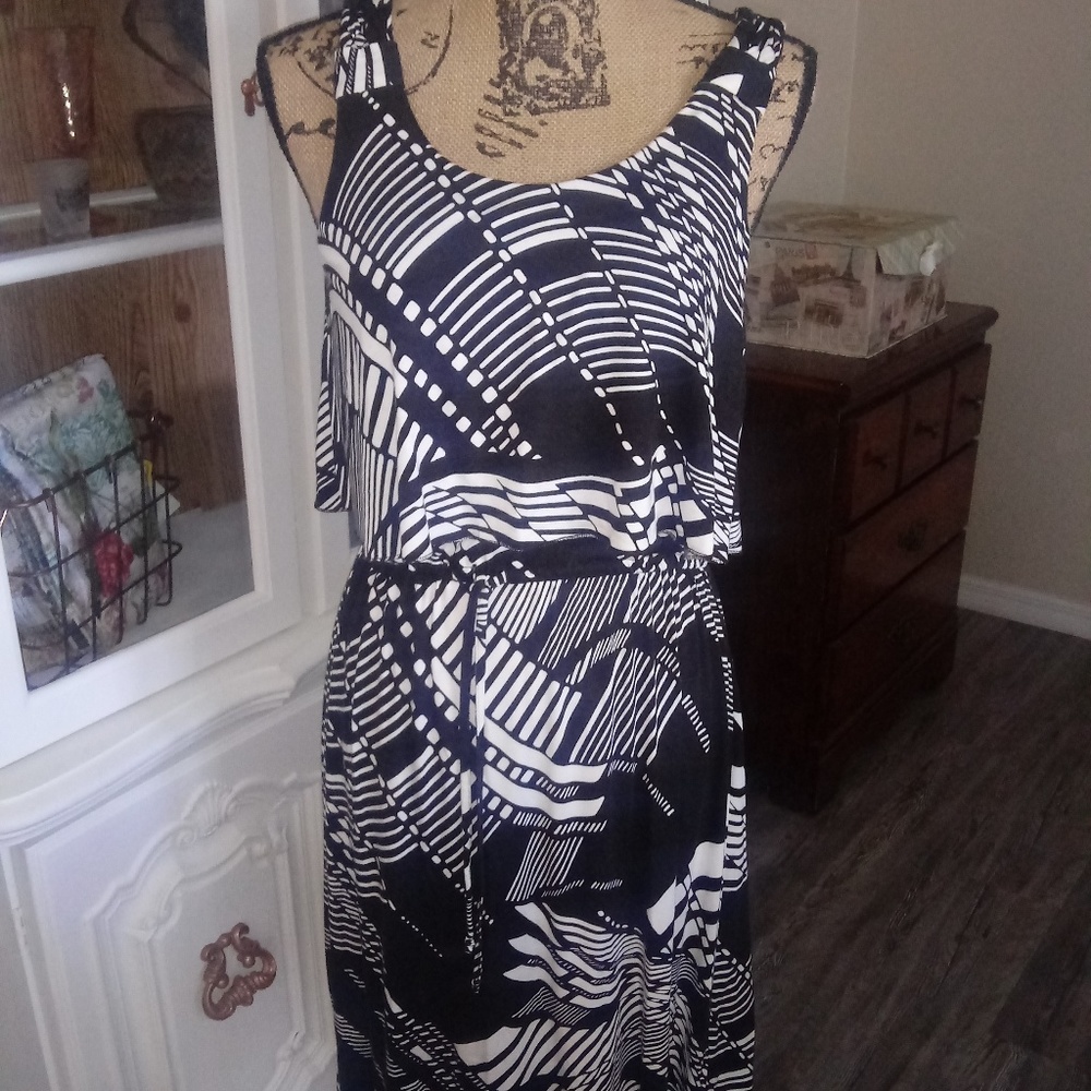 Spence B&W Dress